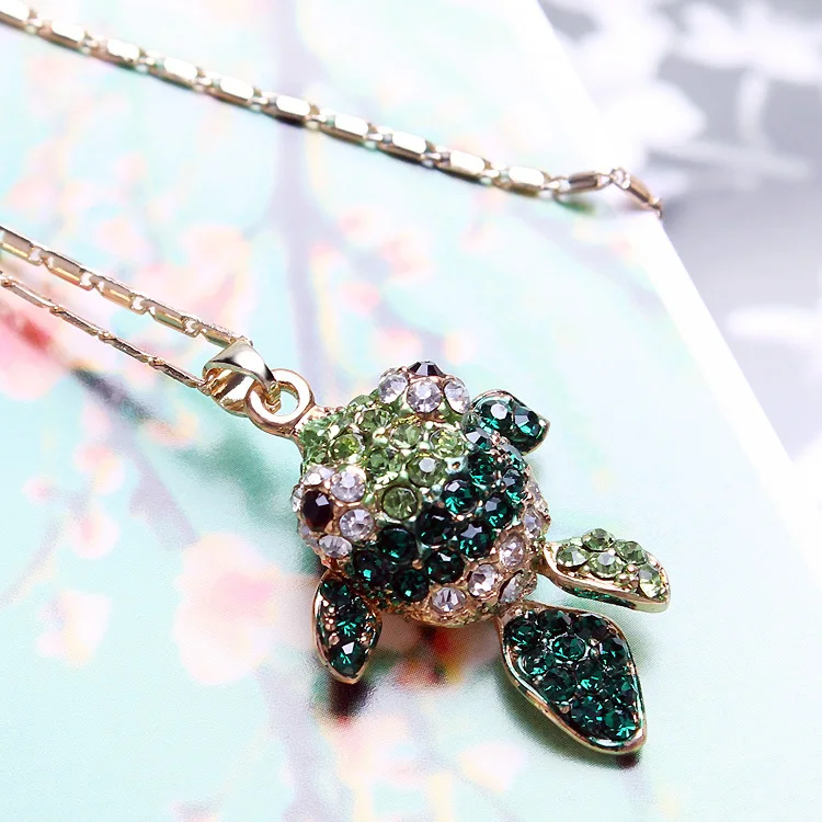 Taobao новые большие глаза малый золотая рыбка ожерелье с короткой цепью небольшой