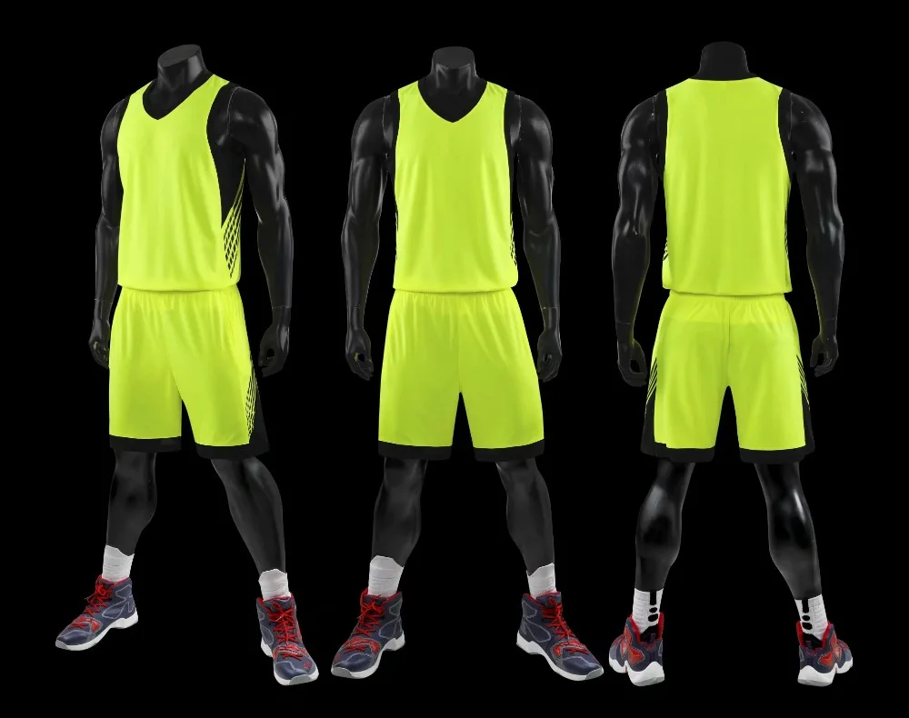 Новейшие мужские баскетбольные Джерси Быстросохнущий командный спортивный