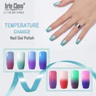 Гель-лак для ногтей УФ-гель для дизайна ногтей, гибридный гвоздь, изменяющий цвет при температуре, 10 мл