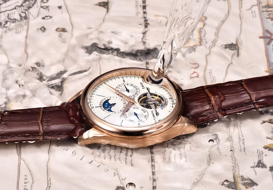 Relojes Hombre LIGE Брендовые мужские часы автоматические механические часы Tourbillon спортивные часы кожаные повседневные деловые наручные часы золотые