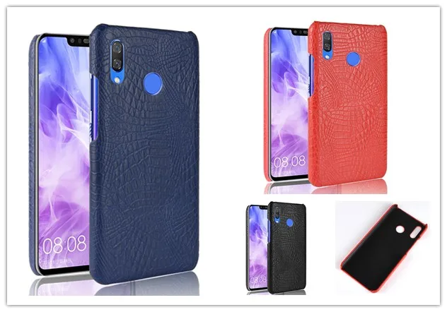 Для huawei nova 3i Крокодил Pattern Жесткий PC + искусственная кожа задняя крышка чехол для