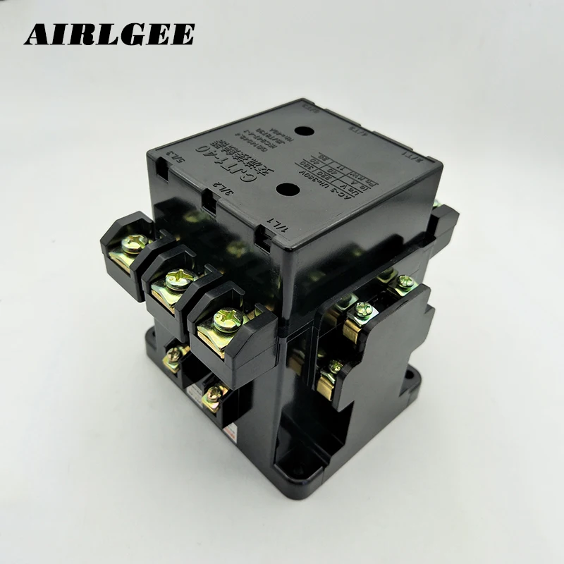 CJT1-40 контроль двигателя 40A 24V 50Hz катушка 3 Pole Phase 2NO 2NC Универсальный контактор