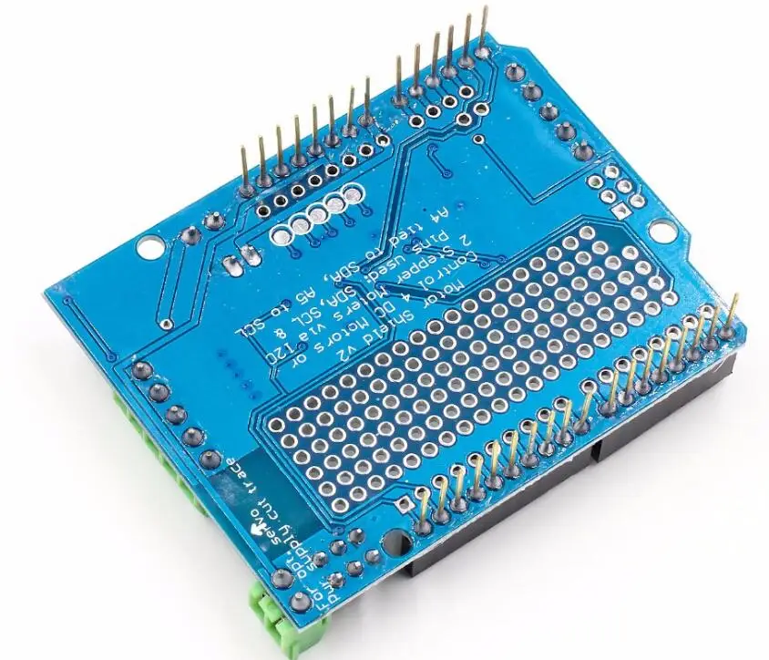 IIC I2C TB6612 Mosfet шаговый двигатель PCA9685 ШИМ Серводвигатель щит V2 для Arduino робота PWM Uno