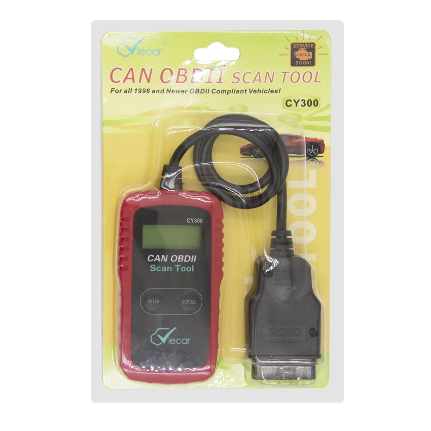 Диагностический инструмент VIECAR OBD2 CY300 считыватель кодов VC300 диагностический