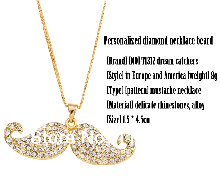 Бесплатная доставка модные подвески для ожерелий с бородой T1317