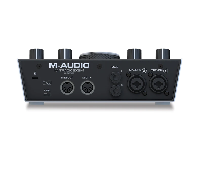M AUDIO Track 2x2M профессиональная миди звуковая карта USB аудио интерфейс внешняя