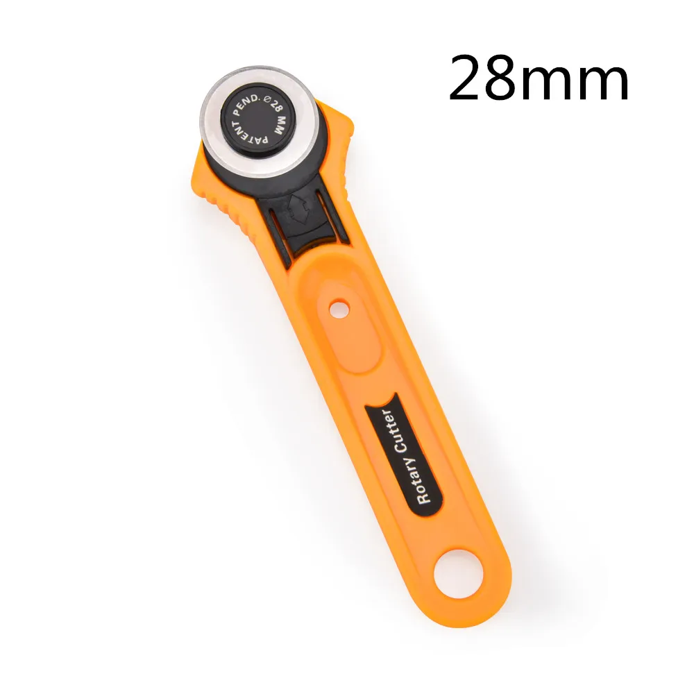 28mm Rotary Cutter 28/45 мм кожи инструмент роторный резец ткани круговой резки круглый Ножи лоскутное шарошка лоскутного шитья ручной работы инструмент - Цвет: 28mm Rotary Cutter