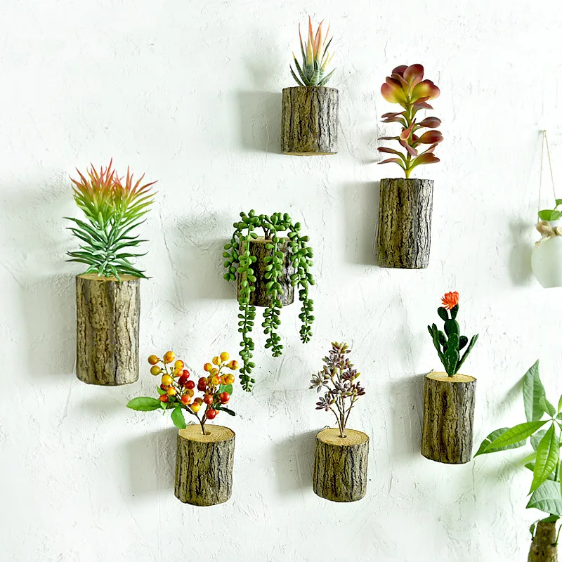 Креативные простые настенные украшения Смола модель дерева чайник коряга с