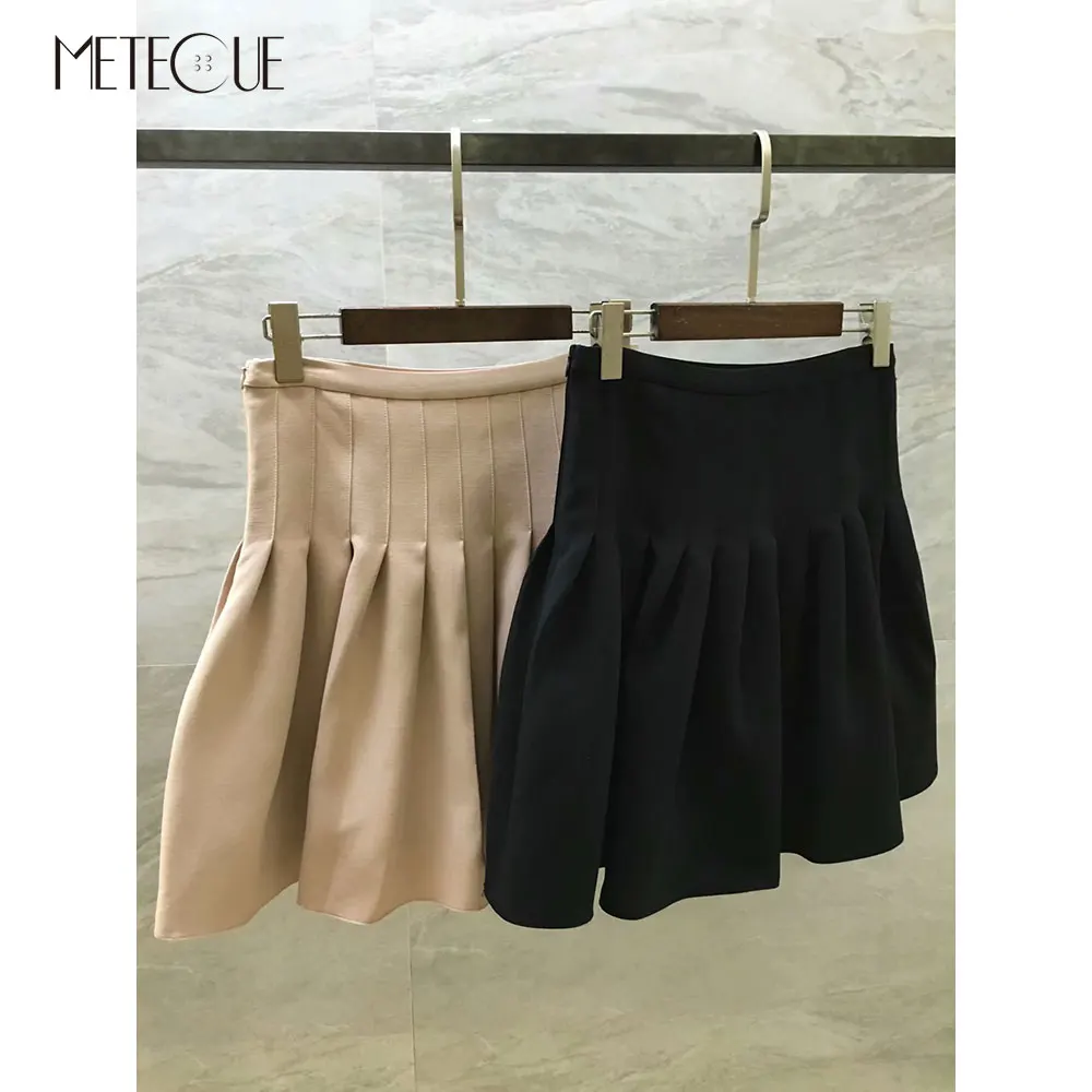 Шелковая шерстяная мини юбка с 100% шелковой подкладкой 2019 весенне летняя модная