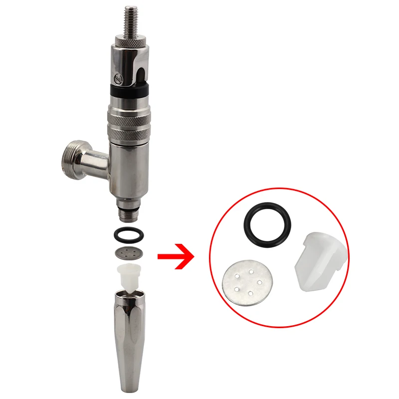 Новинка замена пищевого класса проточный азот кофейник кран аксессуары для