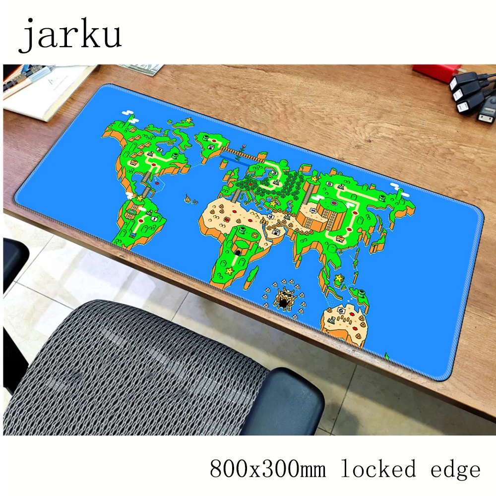 Игровой коврик для мыши mario gamer 800x300X3MM большой великолепный аксессуары ноутбука