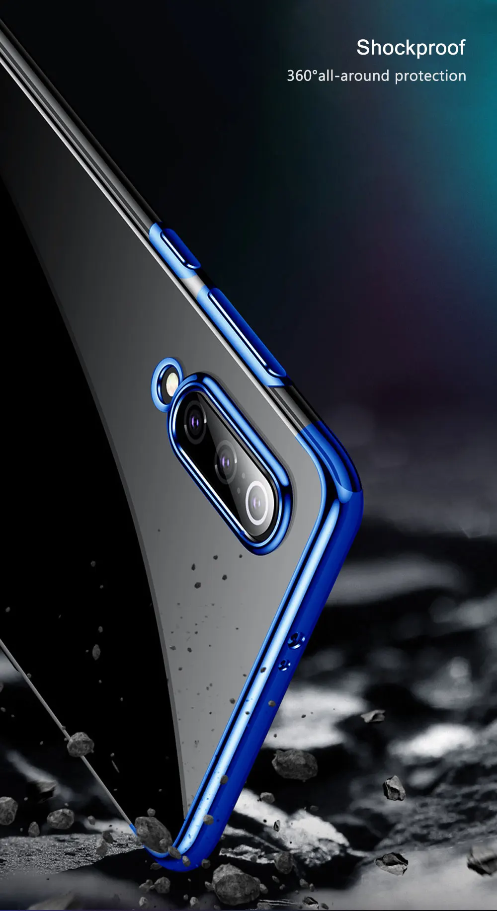 Hacrin чехол для Xiaomi mi 9 Lite чехол mi 9 SE Прозрачный Бампер TPU силиконовый чехол для Xiaomi mi 9 mi 9 чехол