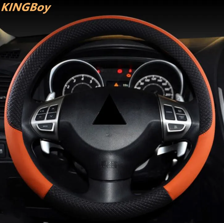 2013- для mitsubishi outlander сшитая вручную крышка рулевого колеса внутренняя отделка Аксессуары для ремонта