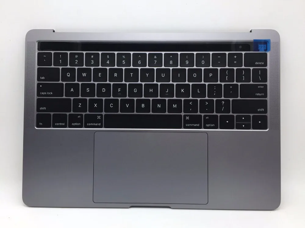 Новый космический серый топ чехол с клавиатурой + батареей трекпад для Macbook Pro 13