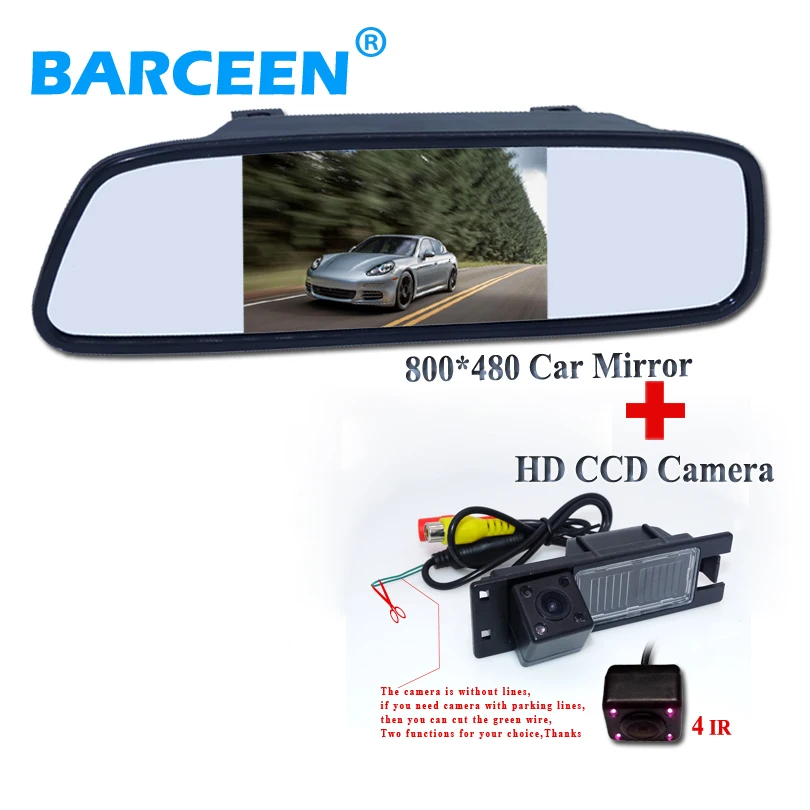 

sunvisor 4.3"car monitor lcd screen hd +car parking camera bring ir for Opel Astra H /Corsa D/ Meriva A /Vectra C/Zafira B/FIAT