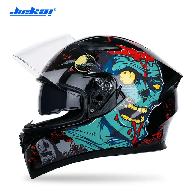 JEIKAI мотоциклетный шлем Casco Moto rbike двойные линзы анфас шлем для мотоциклистов гоночные шлемы M L XL XXL