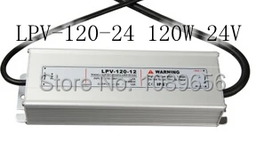LPV-120-24 120W 24V водонепроницаемый наружный одиночный выход импульсный источник