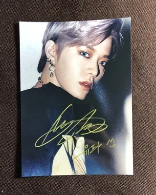 4 Ручной подписанный NCT 127 NCT127 Nakamoto Yuta фото с автографом 5*7 коллекция 13 версий 69EA - Цвет: 4