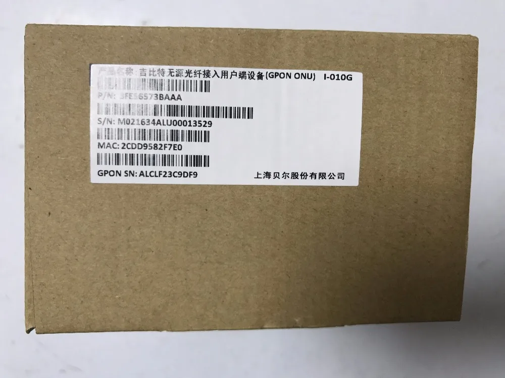 Распродажа i 010g Alcatel lucent GPON ОНУ 12 В 0.5a оптический сетевой терминал FTTH ont GE Порты и