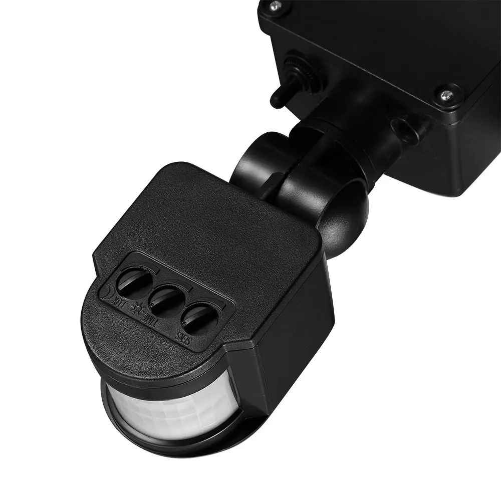 100 светодиодный датчик движения на солнечной энергии светильник с панелью