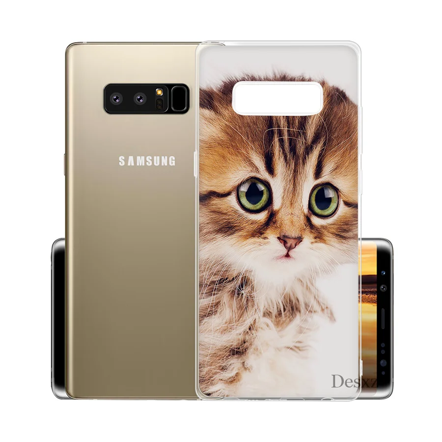 Desxz ПЭТ Мейн Cat Чехол для samsung Galaxy S6 S7 край S8 S9 S10 S10e Plus Note 8 9 S3 S4 S5 крышка - Цвет: H10