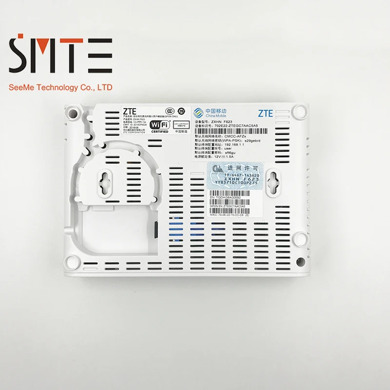 ZTE ZXHN F623 FTTH GE 1 + 3 с wifi GPON ONU английская прошивка|Оптоволоконное оборудование| |