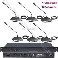 micwl 350m b7 1 chairman 6 delegate table mic unit digital conference meeting microphone system