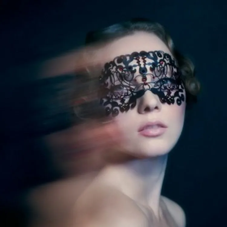 Красивые узорчатые наклейки для лица цветочный кружевной макияж глаз Хэллоуина