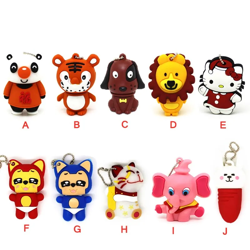 Лидер продаж Милая Мини флешка в виде мультяшного