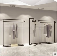 clothing store display rack floor standing mens and womens retro display rack clothing rack
