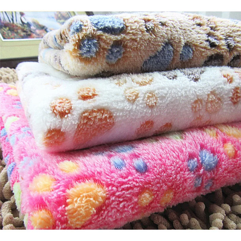 Мягкое Флисовое одеяло для животных кота собаки кровать коврик матрас сна малых