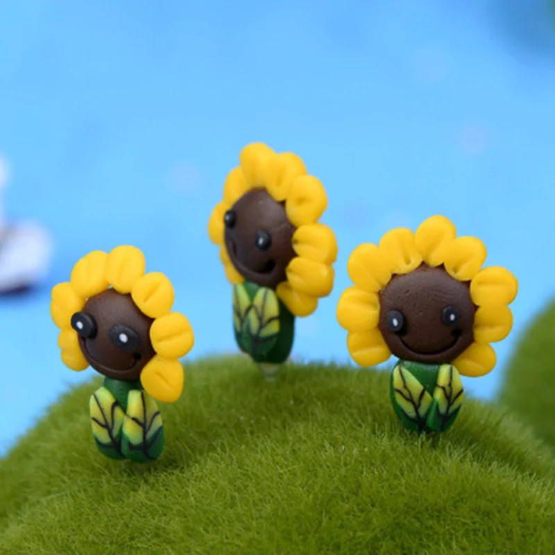 ZOCDOU Солнечный цветок Подсолнух Helianthus маленькая статуя украшение для дома