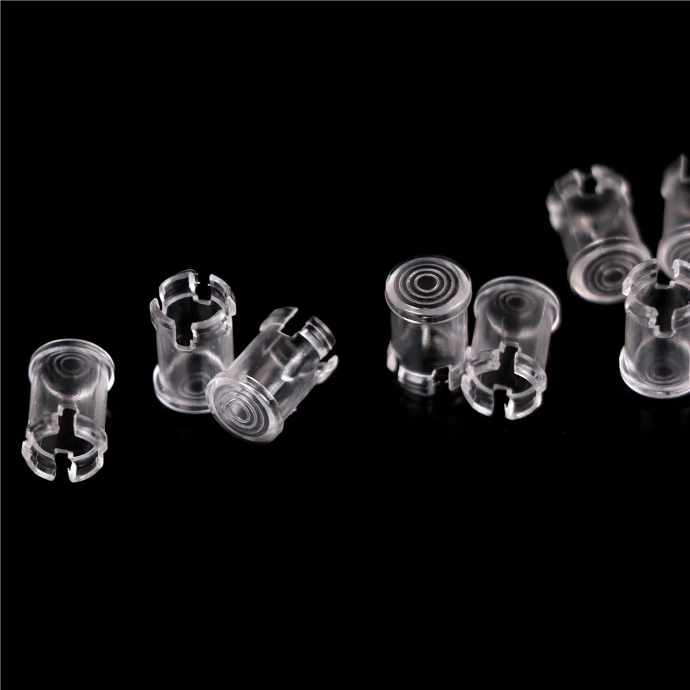 10PCS 5mm Clear Plastic LED Light Emitting Diode Lampshade Protector | Освещение