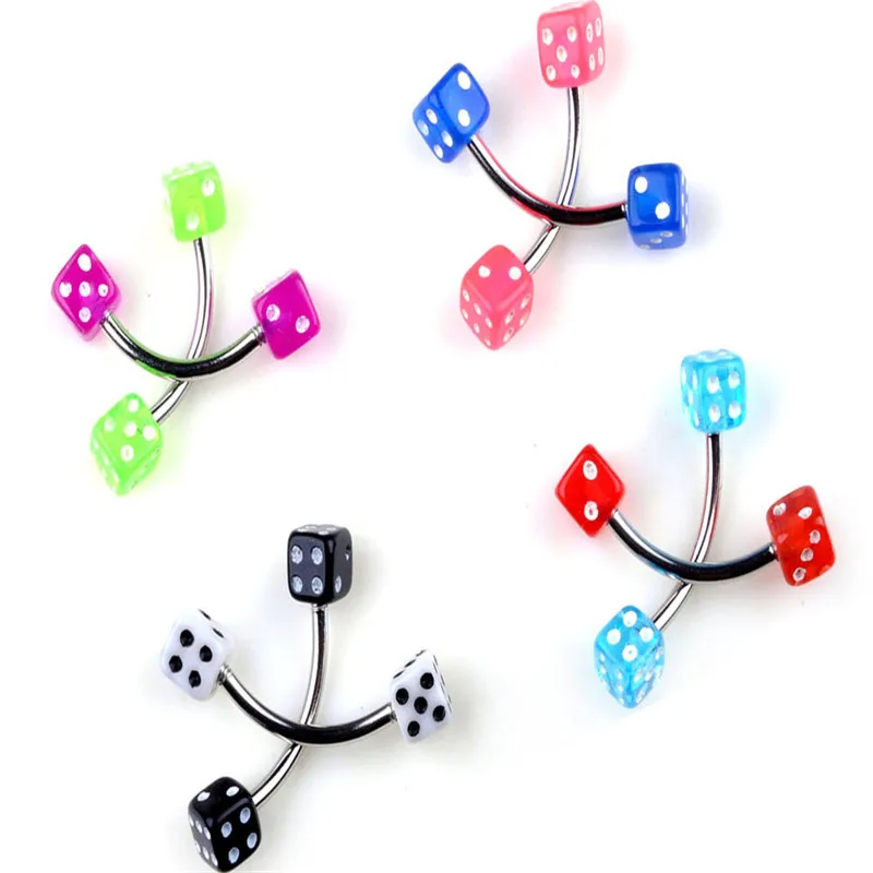 Кольцо из акриловой нержавеющей стали для пирсинга ювелирное изделие бровей губ