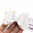 Заколка для волос унисекс, с блестками и бантами