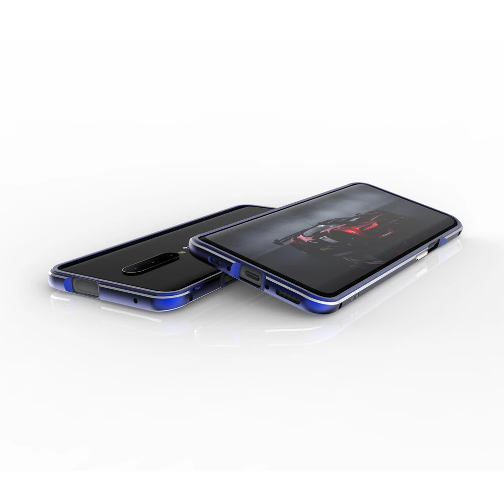 Роскошный металлический бампер чехол для телефона для Oneplus 7 Pro Чехол Алюминиевая Рамка Жесткий 3D защитный чехол для Oneplus 7 Pro чехол противоударный