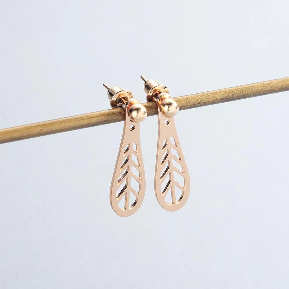 Женские серьги-гвоздики геометрической формы из нержавеющей стали Chandler круглые |