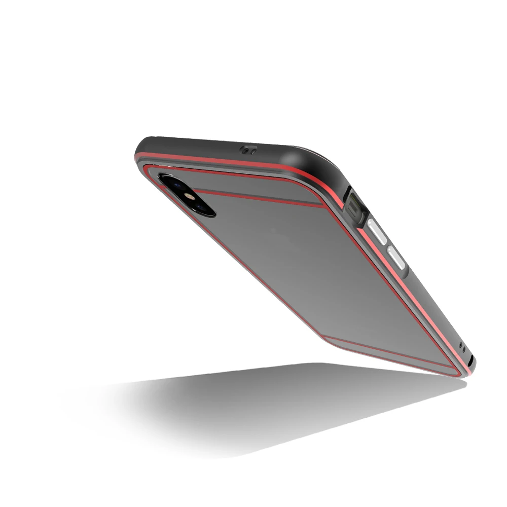 Для iphone x Case Алюминий рамка из металлического сплава тонкий компьютер жесткий чехол для iphone x задняя крышка для iphone x Бампер протектор