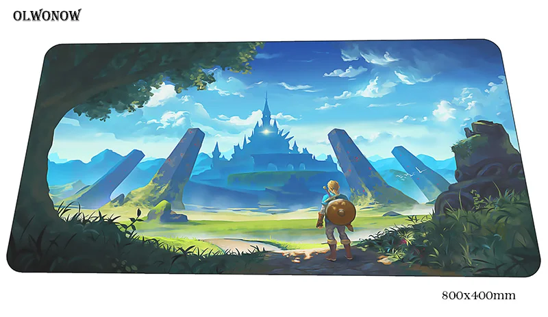 Zelda Коврик для мыши 80x40 см игровой коврик для мыши с изображением Самый дешевый ноутбук с алюминиевым корпусом стол коврик Лидер продаж padmouse игры pc gamer коврики геймпад