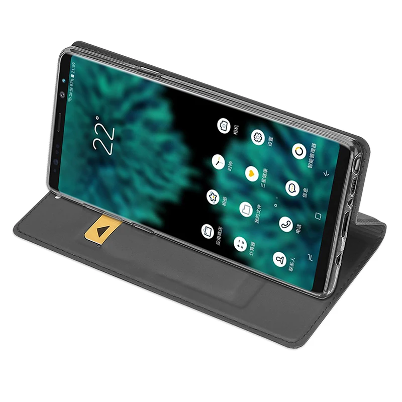 Чехол книжка DUX DUCIS из искусственной кожи для Samsung Galaxy Note 9 чехол с подставкой Note9