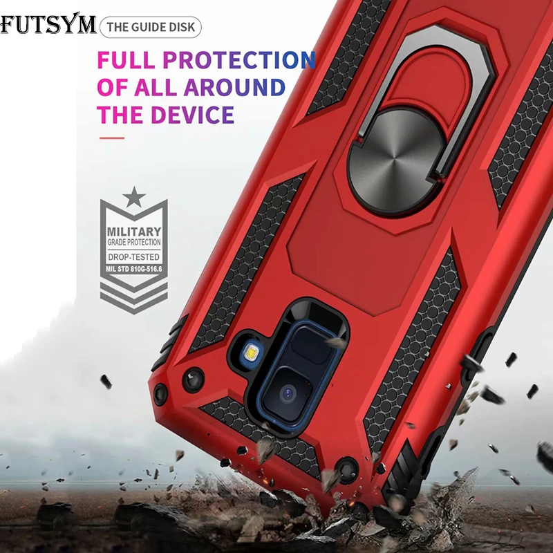 Магнитный автомобильный держатель чехол для samsung Galaxy S10 Чехол ударопрочный S8 S9