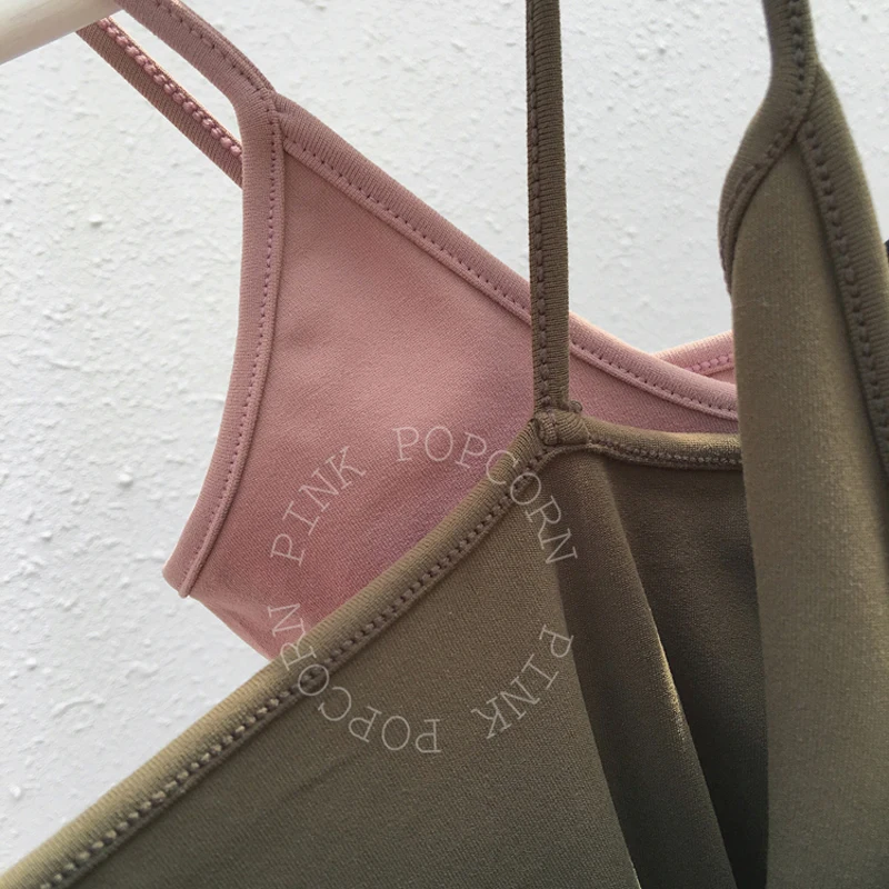 Женская Повседневная майка из модала 5 цветов длинные майки на тонких бретелях