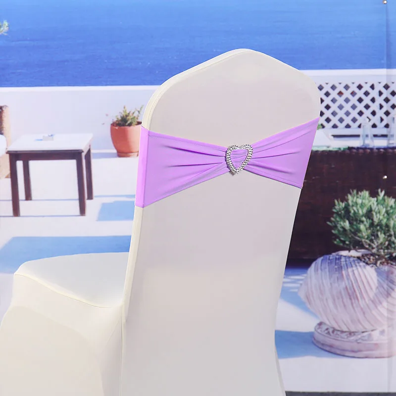 100 шт./компл. свадебные спандекс ленточные ленты для стула лайкра стрейч на стул