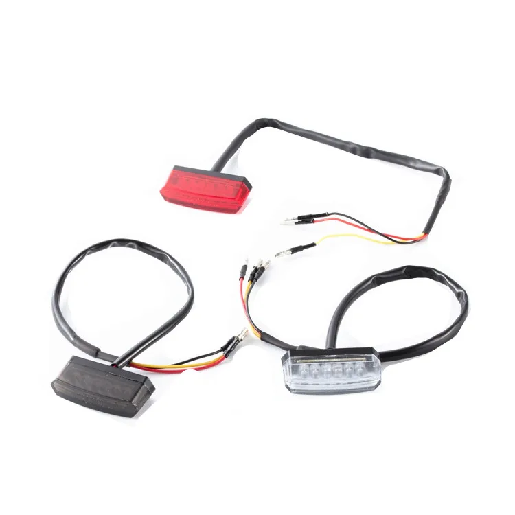 Универсальный задний фонарь для мотоцикла заднего освещения с 6
