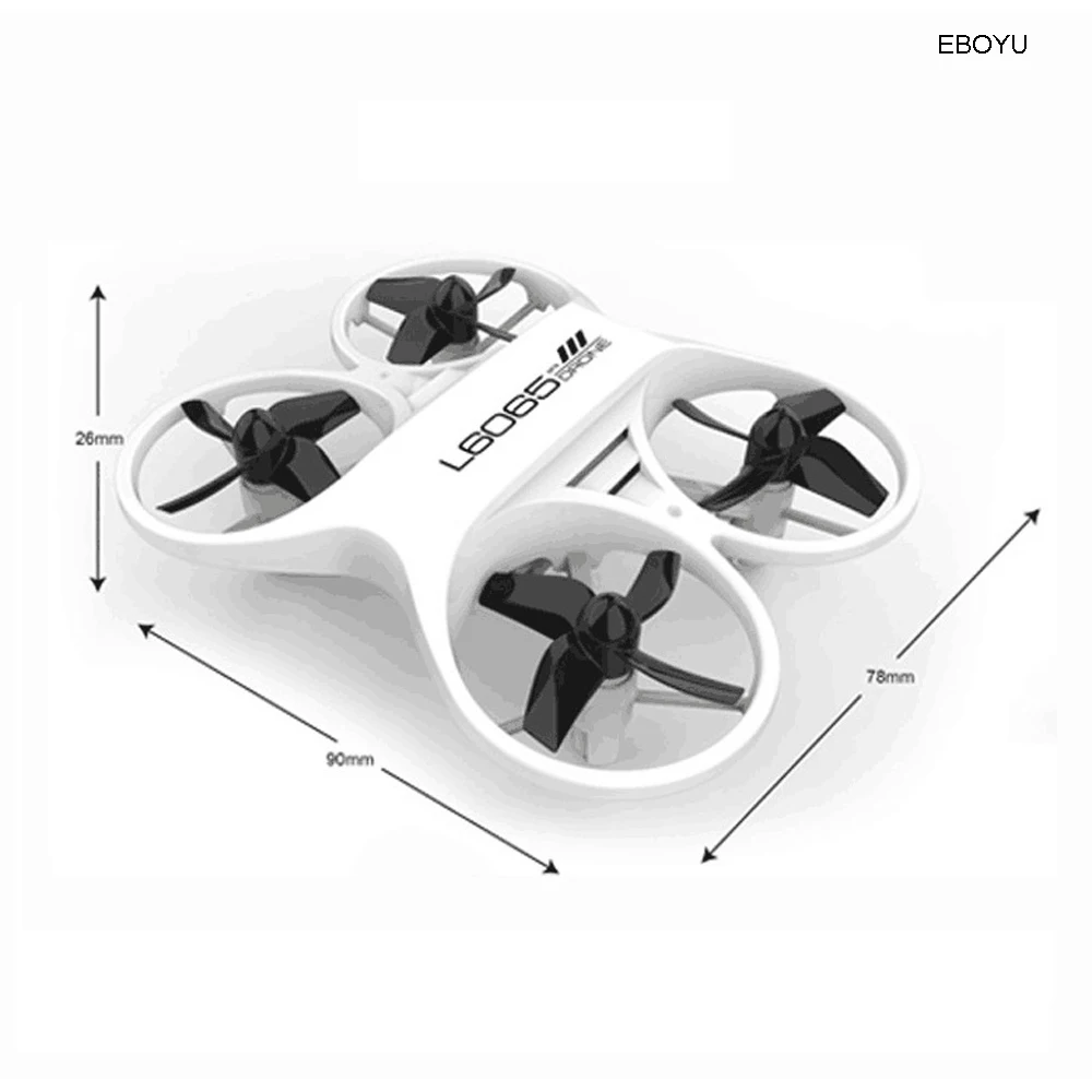 LISHITOYS L6065 Мини RC Дрон Инфракрасный контроль светодиодный Квадрокоптер w/светодиодный свет подарок на день рождения детей обучение RTF