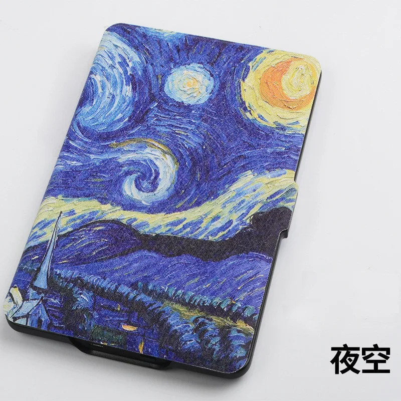 Чехол для электронной книги для Amazon Kindle Paperwhite 1/2/3 из искусственной кожи чехол для Kindle Paperwhite 6,0 защиты чехол для телефона чехол+ стилус - Цвет: Night sky