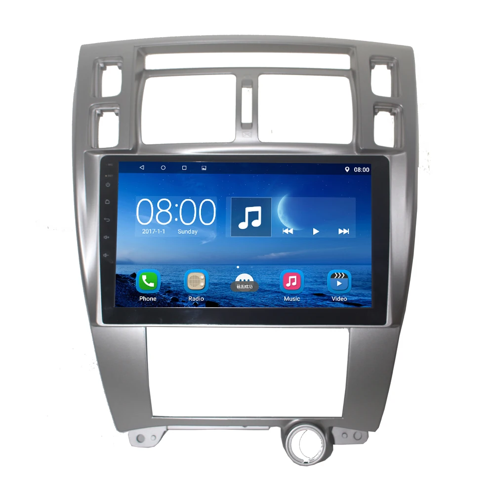 10," Android 7,0 автомобильный dvd-плеер для hyundai Tucson 2006-2013 автомобильный gps-навигатор bluetooth, 1 Гб ram 16 Гб rom