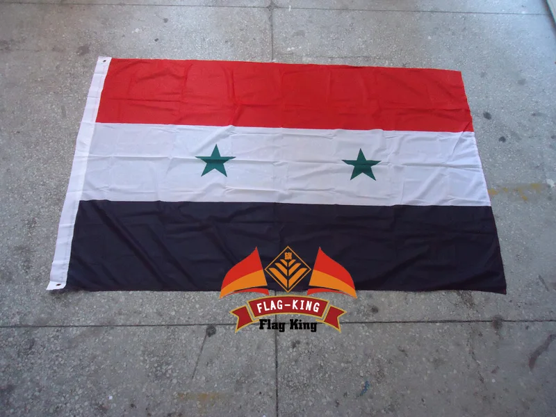 Сирия национальный флаг Страна Флаг 150*210 см анти-УФ цифровая печать |