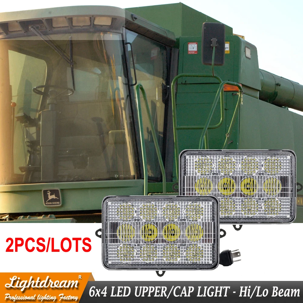 Светодиодные рабочие огни для тракторов с разъемом H4 фары x2pcs AH159332 AH159333 AH170565 AH128327 AH128328|Световая