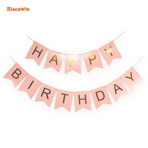 Pink HB Hanger Riscawin Единорог радужные бумажные тарелки и стаканы на день рождения и свадьбу украшения для одноразовой посуды набор для душа - Цвет: Pink HB Hanger